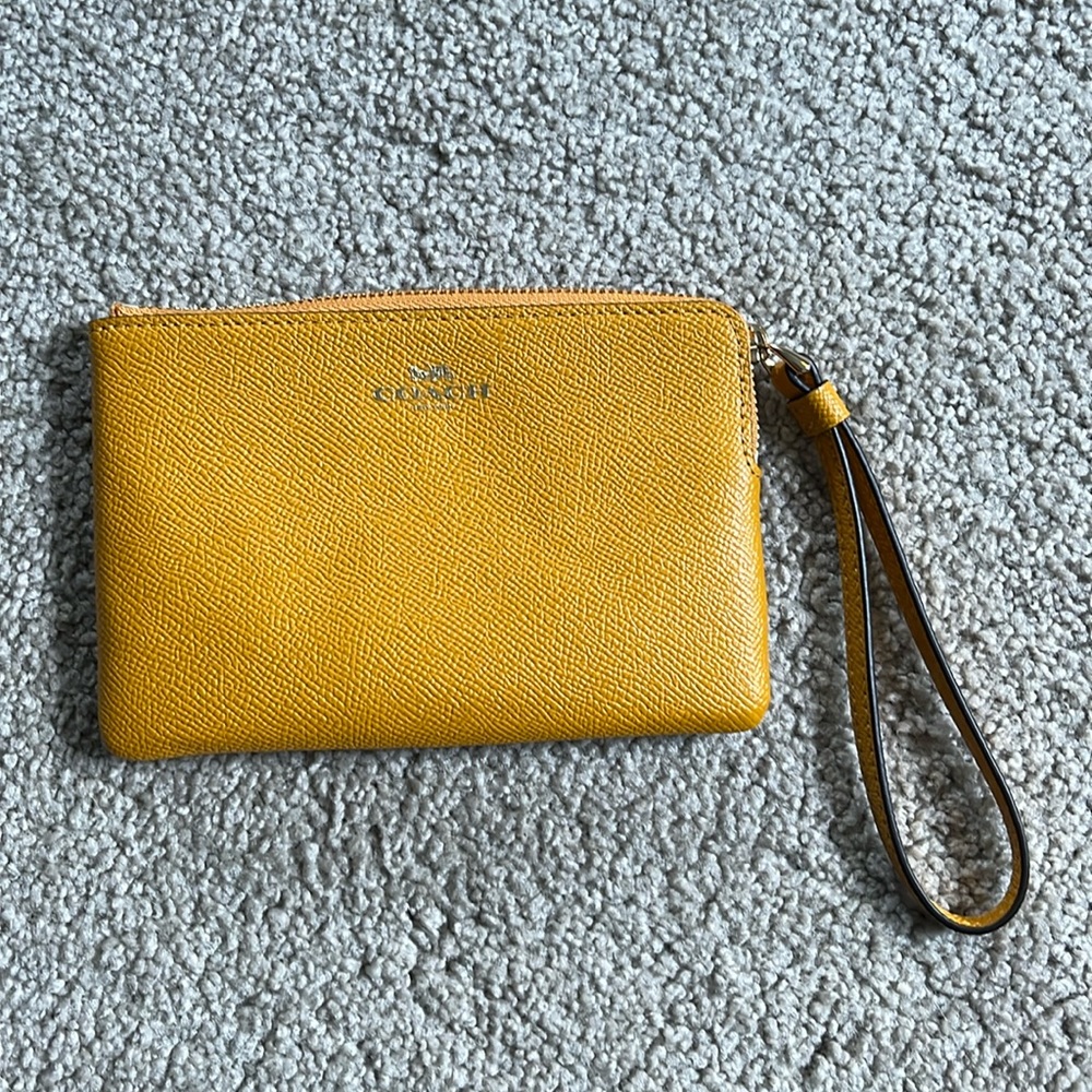Yellow Coach Wristlet